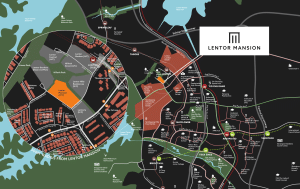 Lentor Mansion Location Map